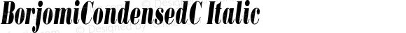 BorjomiCondensedC Italic