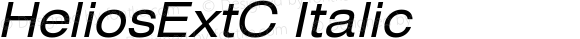 HeliosExtC Italic