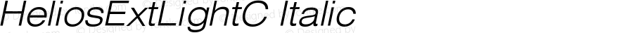 HeliosExtLightC Italic