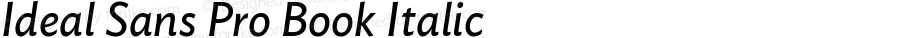 IdealSansPro-BookItalic