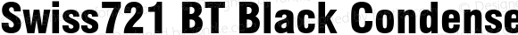 Swiss721 BT Black Condensed