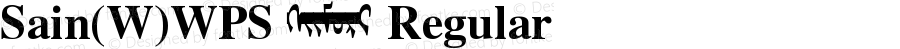 Sain(W)WPS  Regular Version 3.00 2004.11.22