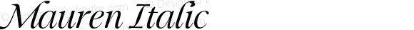 Mauren Italic