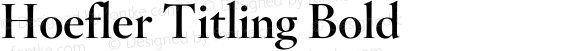 Hoefler Titling Bold