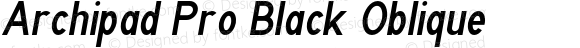 Archipad Pro Black Oblique