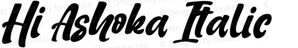 Hi Ashoka Italic