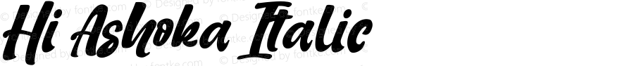 Hi Ashoka Italic