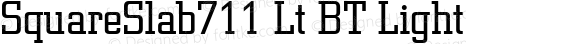 SquareSlab711 Lt BT Light mfgpctt-v1.52 Thursday, January 14, 1993 10:53:30 am (EST)