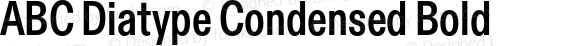 ABC Diatype Condensed Bold