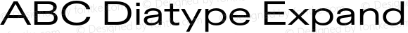 ABC Diatype Expanded Regular