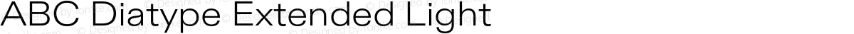 ABC Diatype Extended Light