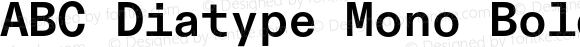 ABC Diatype Mono Bold
