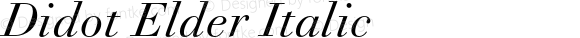 DidotElder-Italic