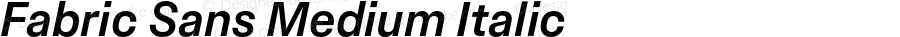 FabricSans-MediumItalic