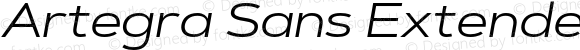 Artegra Sans Extended Alt Italic Version 1.00;com.myfonts.easy.artegra.artegra-sans.alt-extend-regular-italic.wfkit2.version.4KrL