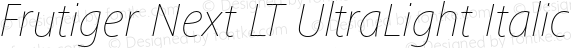 FrutigerNextLT-UltraLightItalic