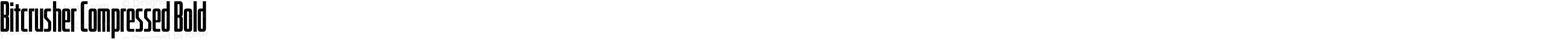 Bitcrusher Compressed Bold