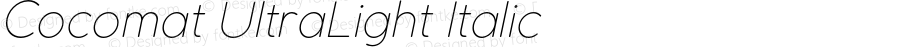 Cocomat-UltraLightItalic