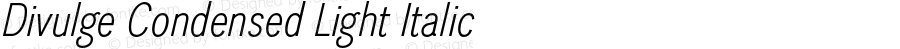 DivulgeCdLt-Italic