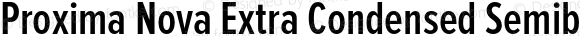 Proxima Nova Extra Condensed Semibold