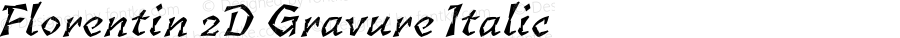 Florentin2DGravure-Italic