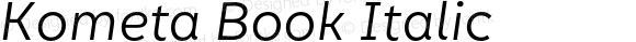 Kometa-BookItalic