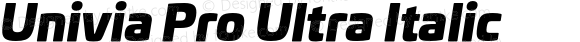 Univia Pro Ultra Italic