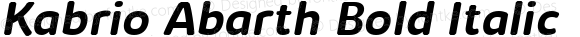 Kabrio Abarth Bold Italic