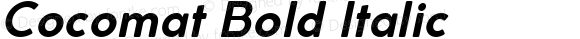 Cocomat Bold Italic