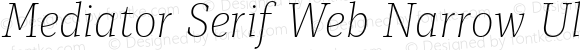 Mediator Serif Web Narrow
