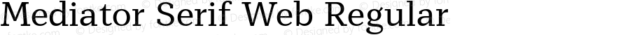 Mediator Serif Web