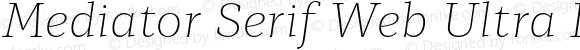 Mediator Serif Web