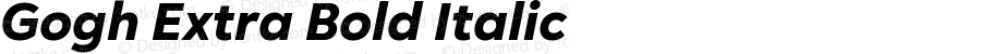 Gogh Extra Bold Italic
