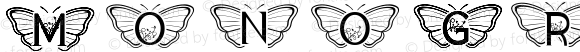 Monogram Butterfly Regular