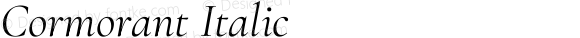 Cormorant Italic