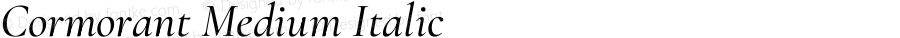 Cormorant Medium Italic