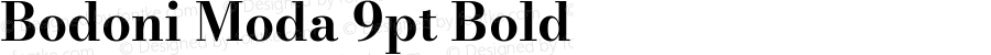 Bodoni Moda 9pt Bold