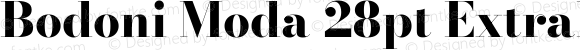 Bodoni Moda 28pt ExtraBold