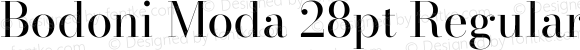 Bodoni Moda 28pt Regular