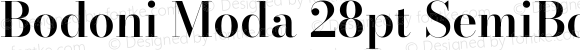 Bodoni Moda 28pt SemiBold