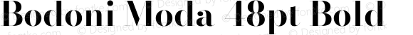 Bodoni Moda 48pt Bold