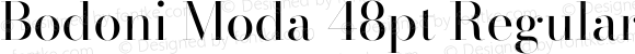 Bodoni Moda 48pt Regular