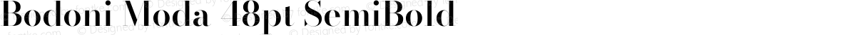 Bodoni Moda 48pt SemiBold