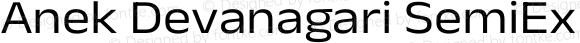 Anek Devanagari SemiExpanded Regular