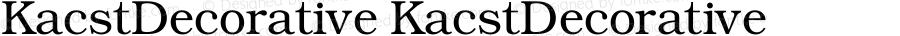 KacstDecorative KacstDecorative