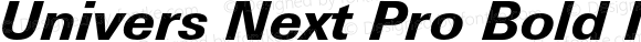 UniversNextPro-HeavyItalic