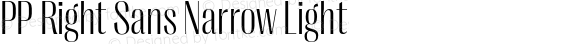 PP Right Sans Narrow Light