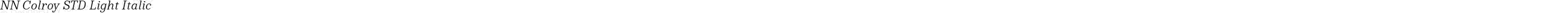 NN Colroy STD Light Italic