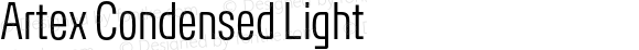 Artex Condensed Light