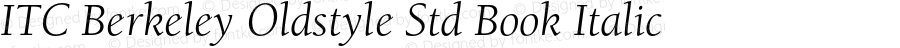 BerkeleyStd-BookItalic